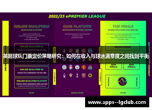 英超球队门票定价策略研究：如何在收入与球迷满意度之间找到平衡